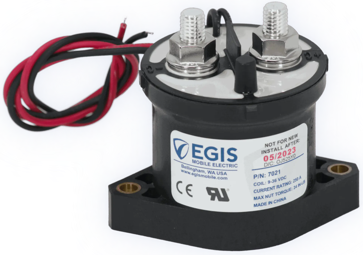EGIS 12/24V 500A høyeffekt rele