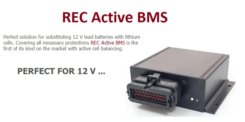 REC BMS 4S – Aktiv balansering. 12V - Image 3