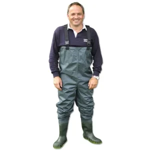 Nylon chest wader cleated sole