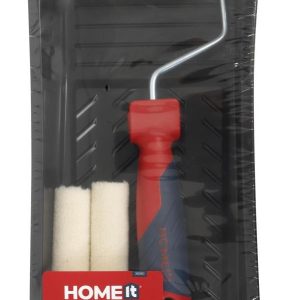 Malerulle komplett 10cm med 2 ekstra ruller