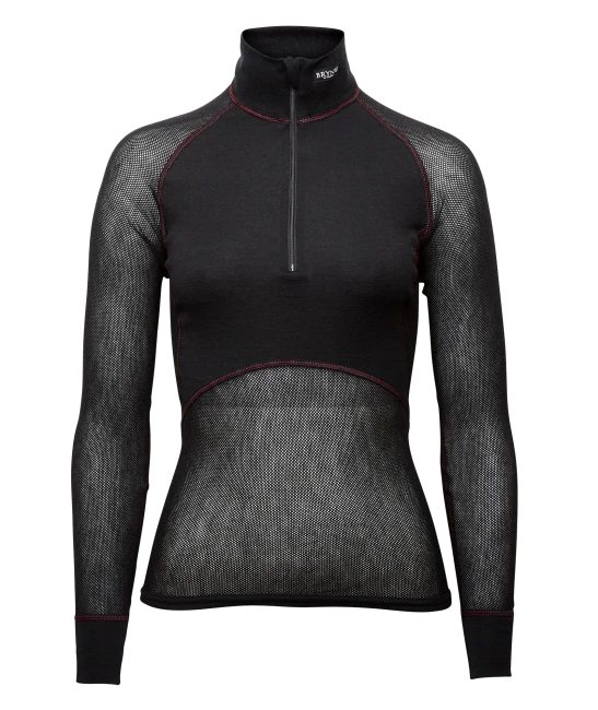 Brynje Wool Thermo Light Zip-polo 3/4 Women